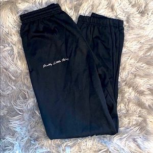 Pretty little thing thing black sweatpants